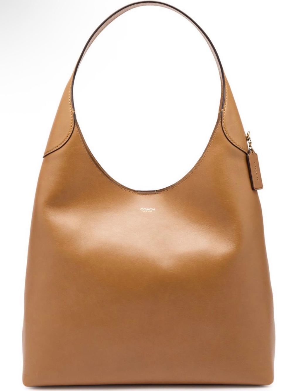 NWT Coach Brooklyn 39 Honey Brown Leather Hobo Shoulder Bag $495